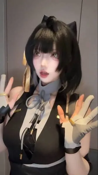 摄影系列与作品目录归档整理 黑色服装搭配猫耳发饰的角色风格照片