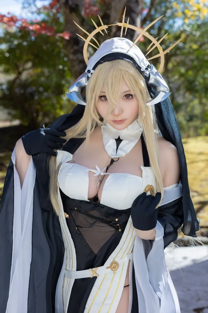 写真与Cosplay作品视觉归档 黑白配色角色Cosplay服装照片