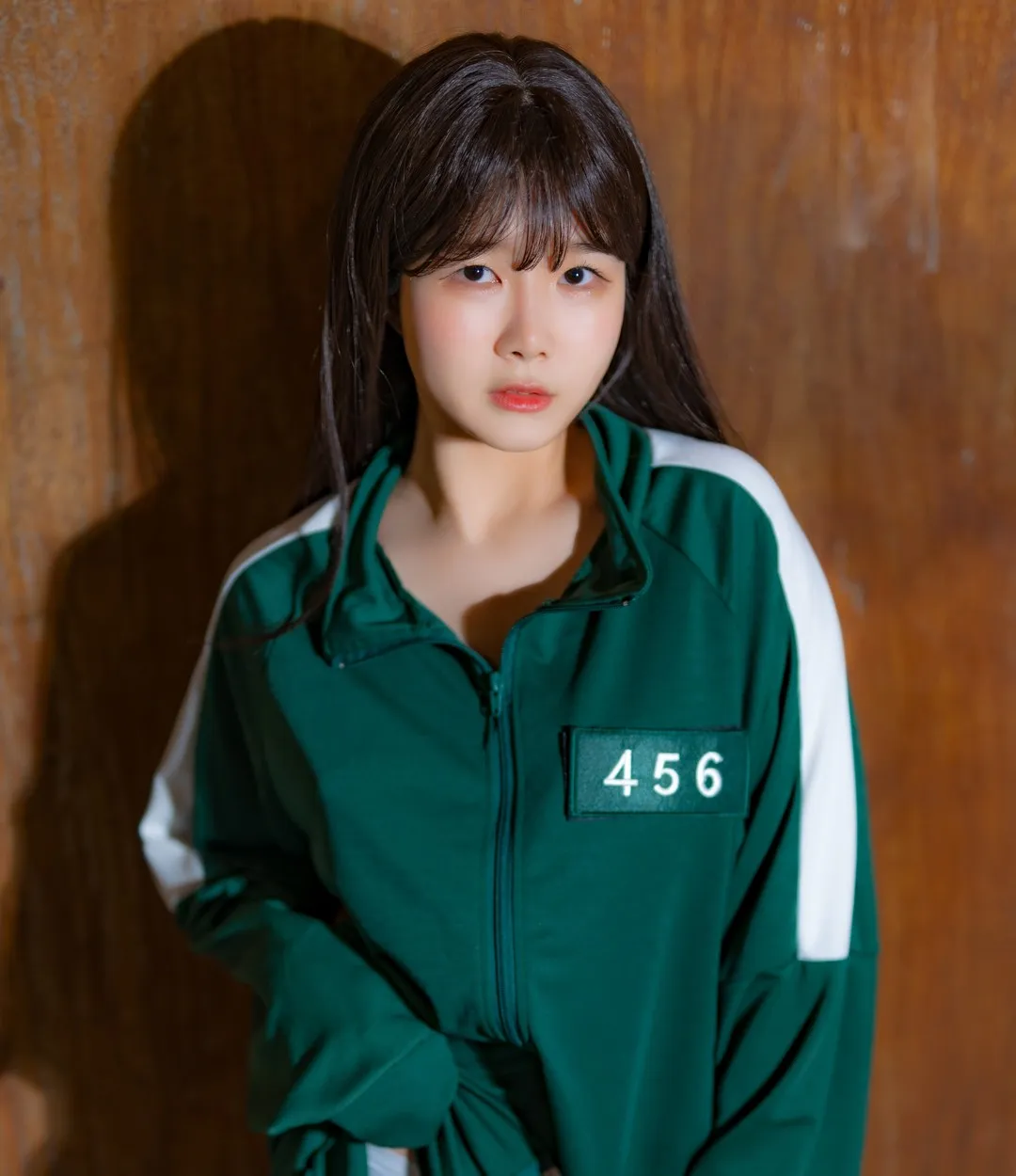 写真图集与视觉作品系列归档整理 绿色运动服装人像照片