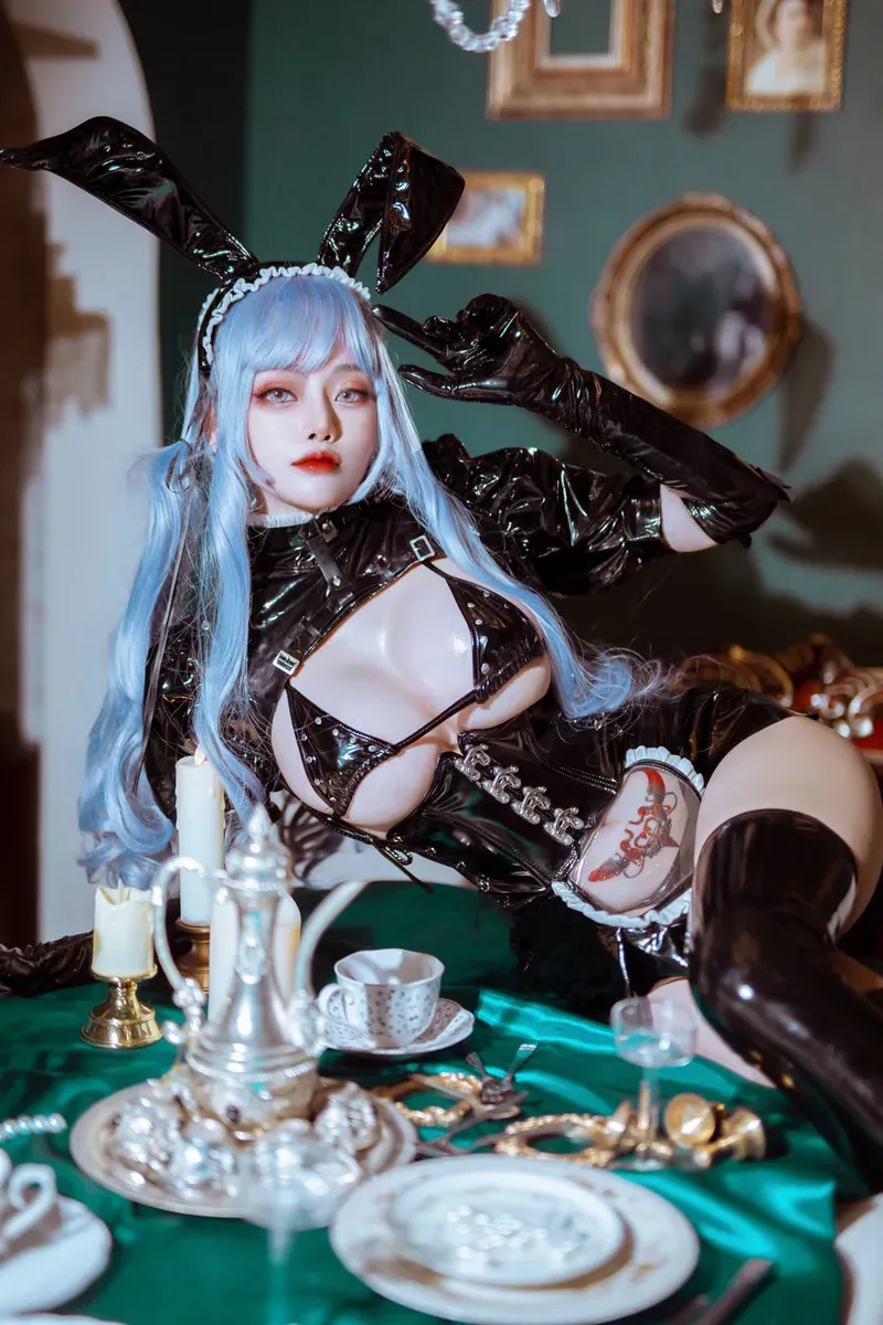 Cosplay作品整理 白色假发与猫耳元素角色造型展示