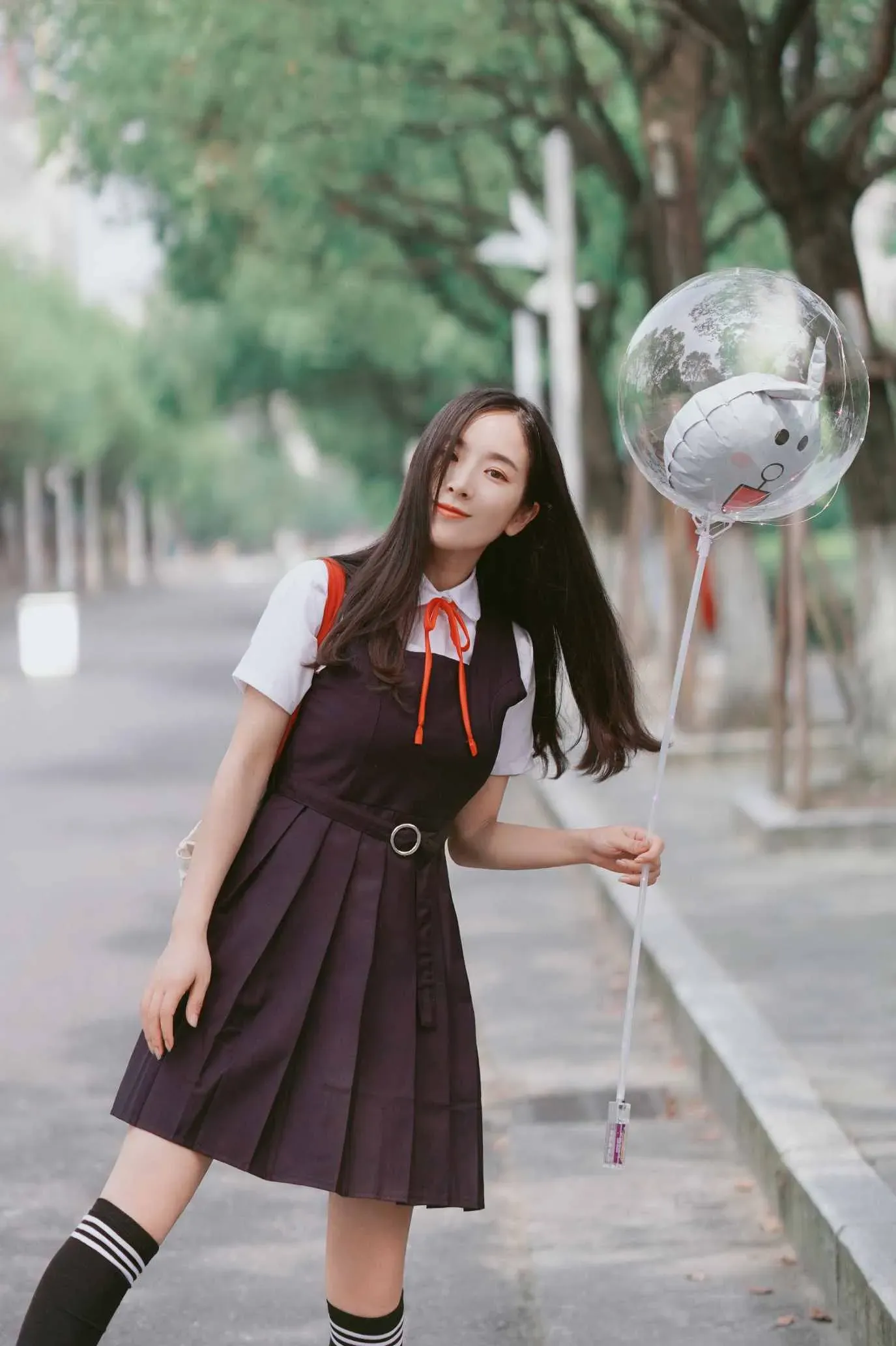 摄影系列与Cosplay作品范围归档 户外制服风格照片