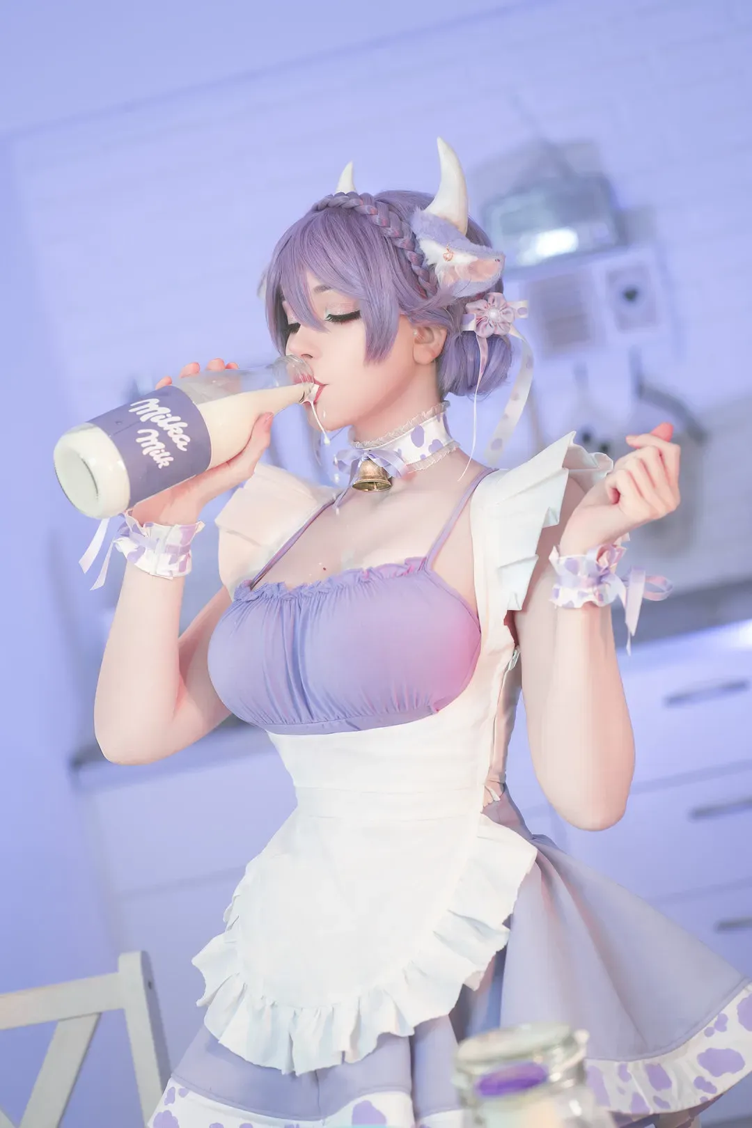 Cosplay摄影系列与作品归档 紫色服装幻想主题摄影