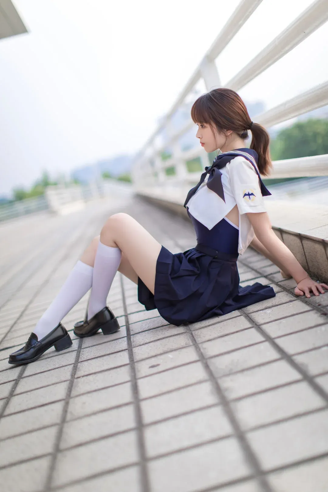 摄影系列与Cosplay作品归档 校园制服风格Cosplay造型照片