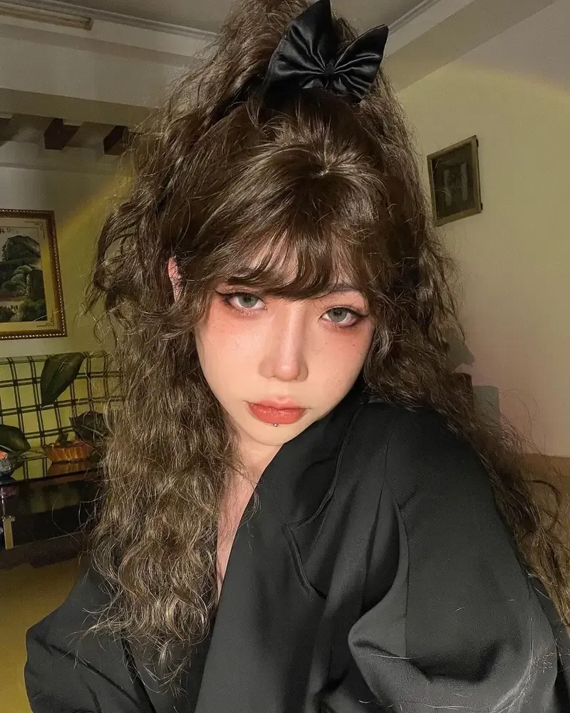 摄影系列与Cosplay作品归档 黑色服装近距离摄影画面