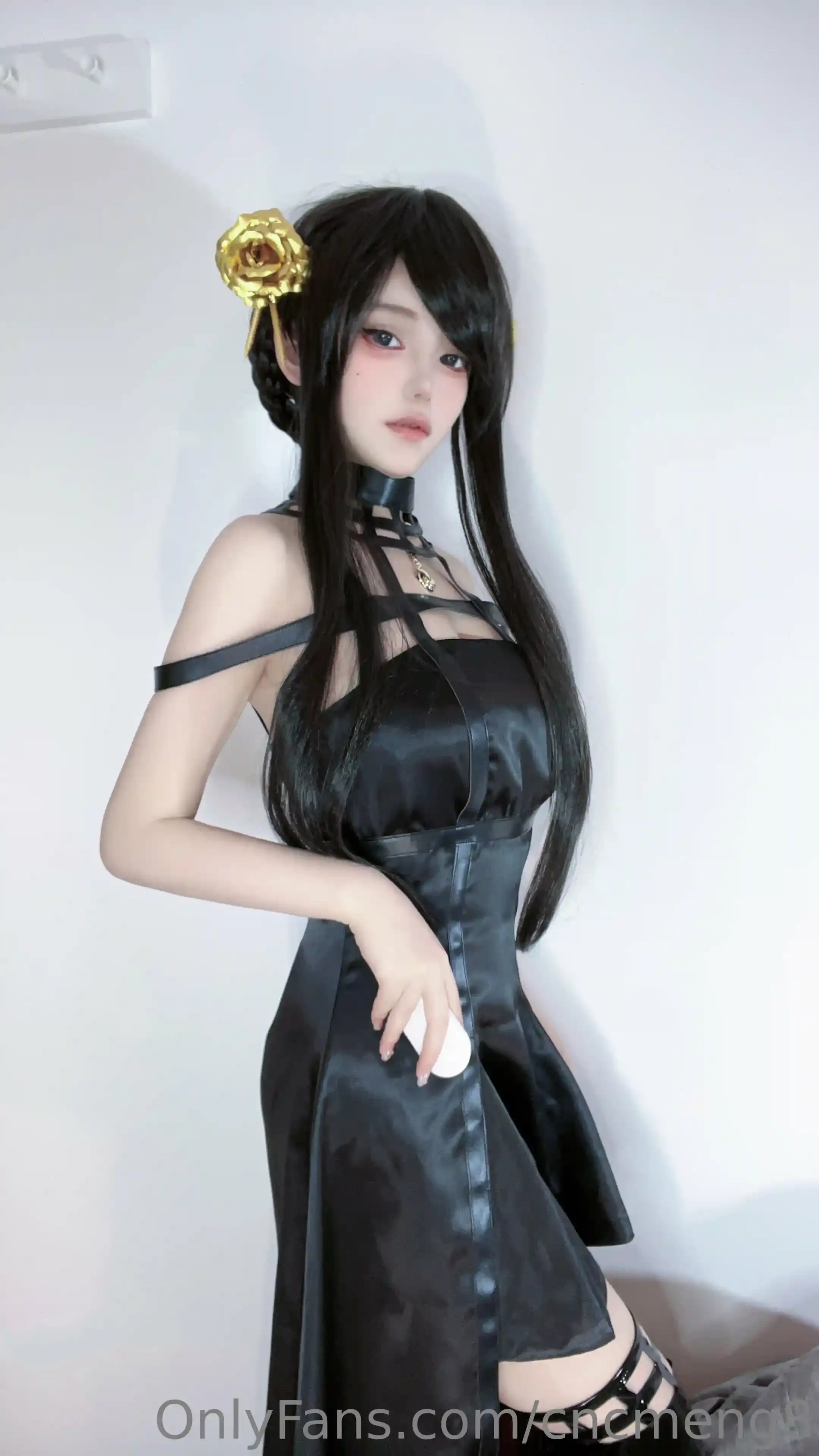 摄影系列作品归档与Cosplay视觉风格整理 黑色服装角色造型照片