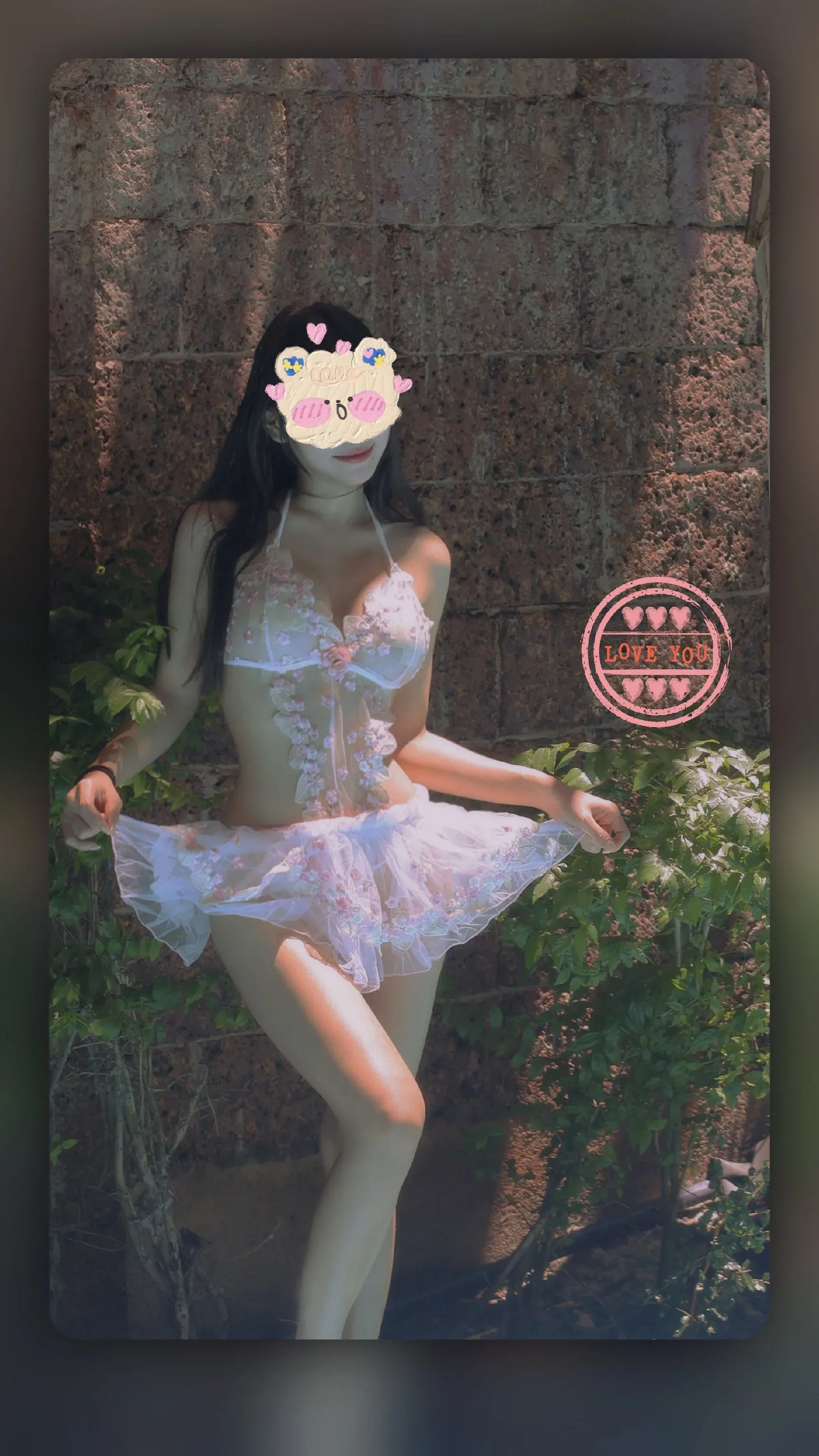 imiss爱蜜社写真系列 imiss爱蜜社浅色服装站姿户外写真
