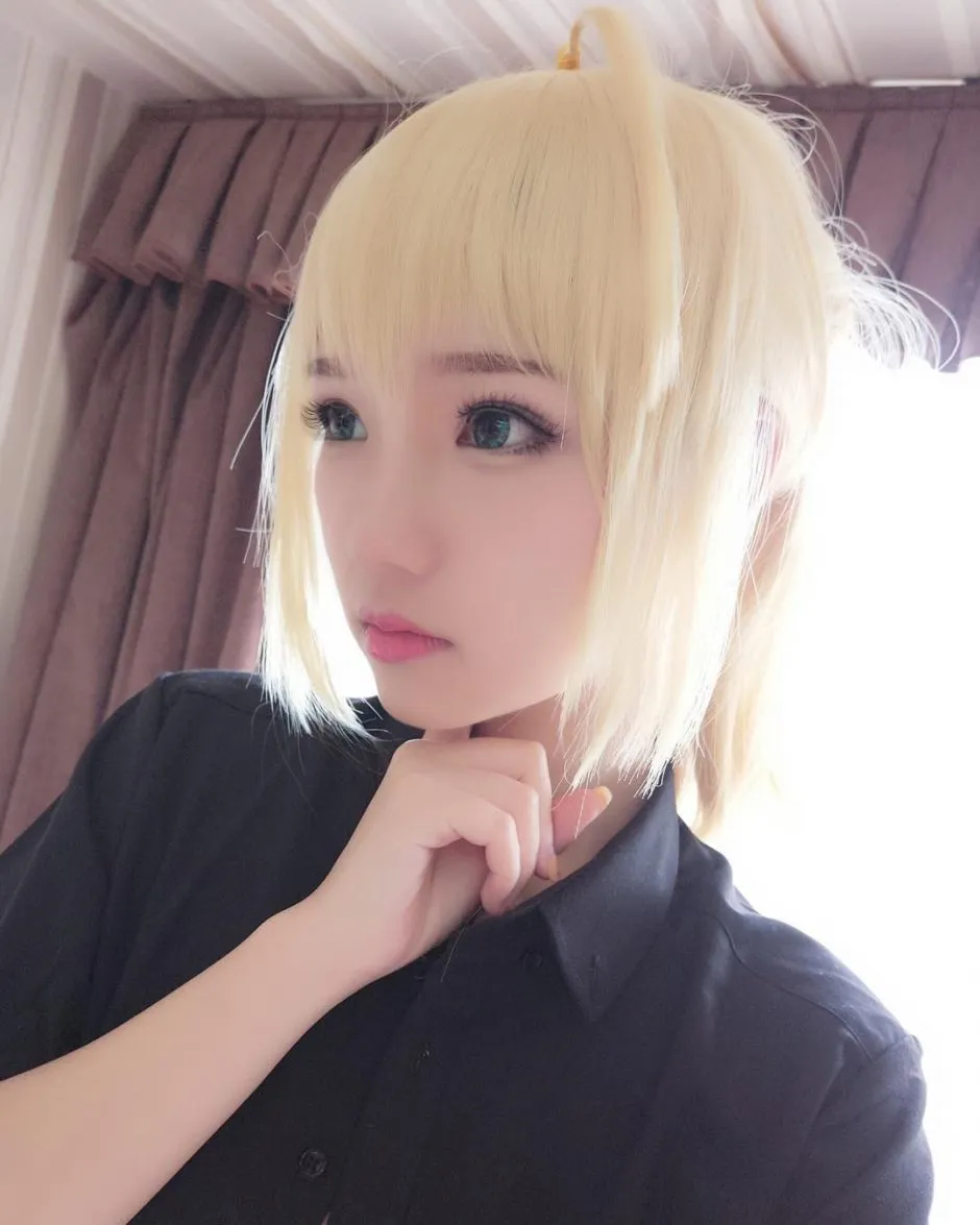 cosplay写真作品系列归档 黑色长发裙装角色造型写真