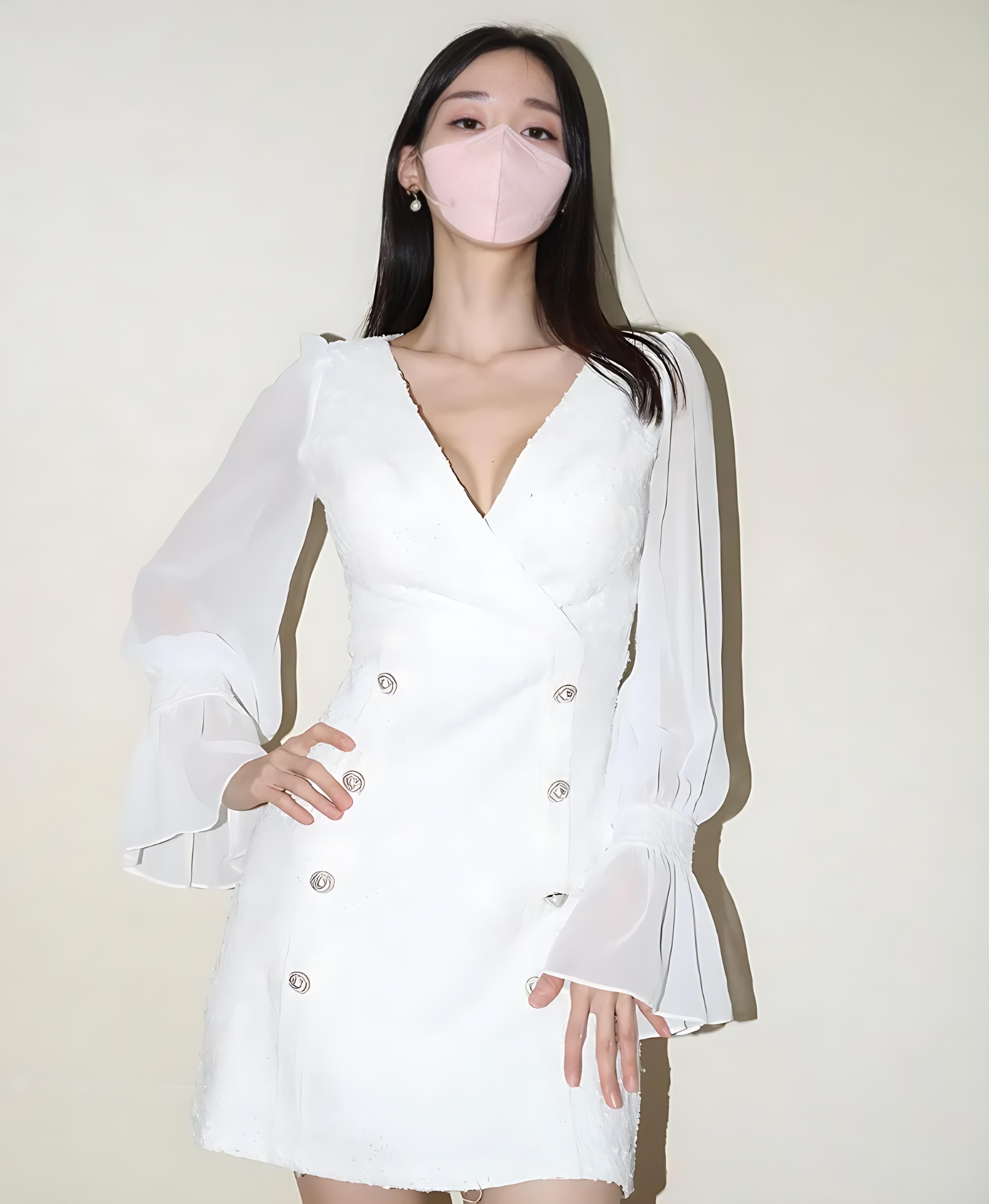 摄影系列线索与视觉作品归档 白色服装室内写真造型