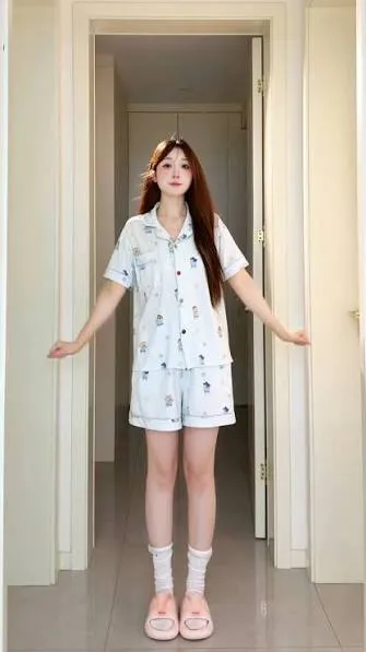 作品机构与系列归档整理 九言Cosplay公开目录线索 九言黑色服装造型照片,红色背景下的角色摄影