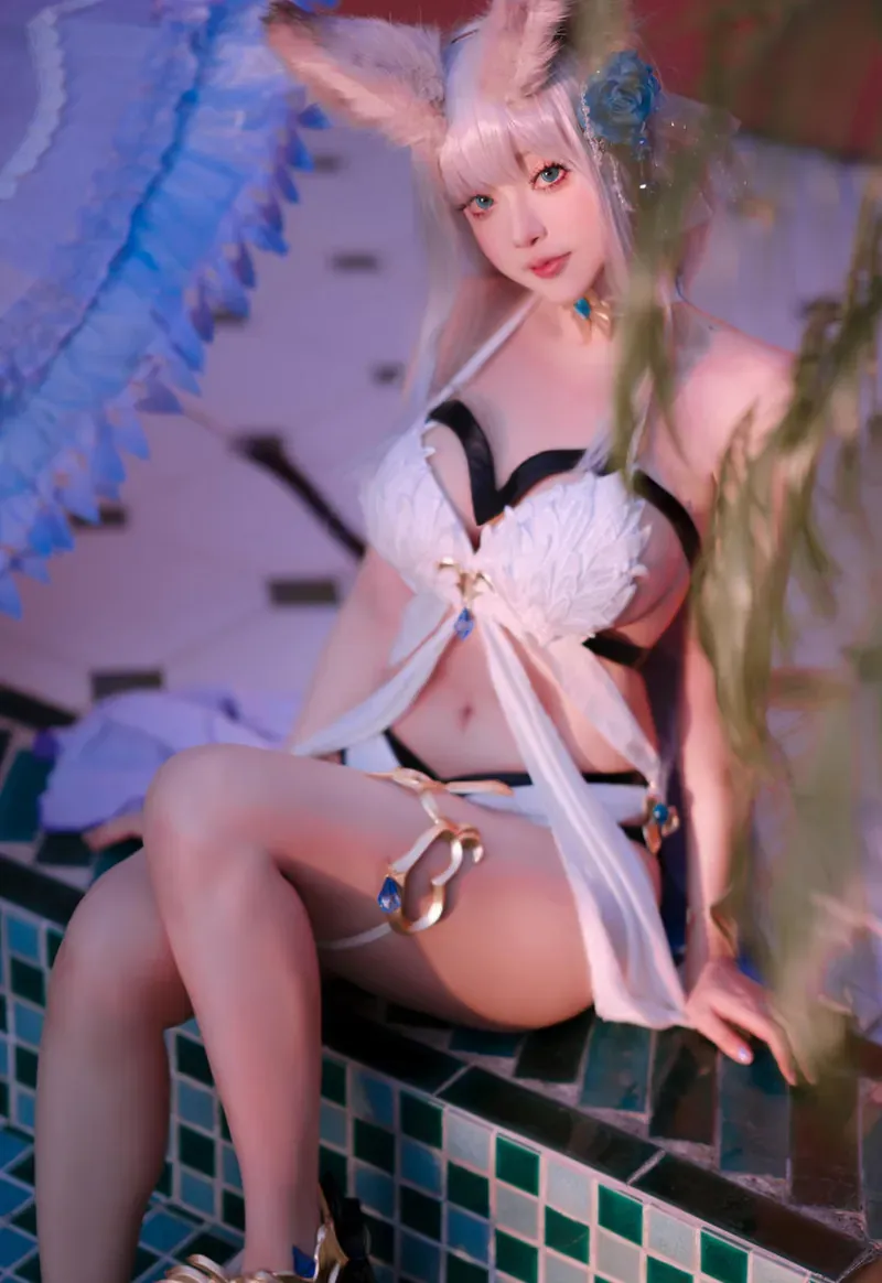 摄影系列线索与作品归档 白色幻想角色cosplay写真