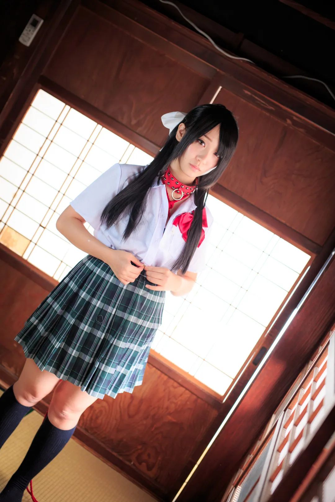 cosplay摄影系列归档与写真作品整理 长发制服室内造型照片