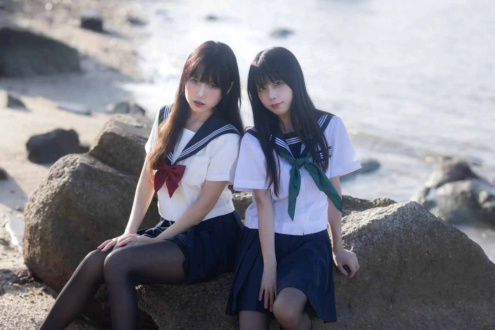 cosplay写真视觉系列归档与作品线索整理 海边制服造型照片