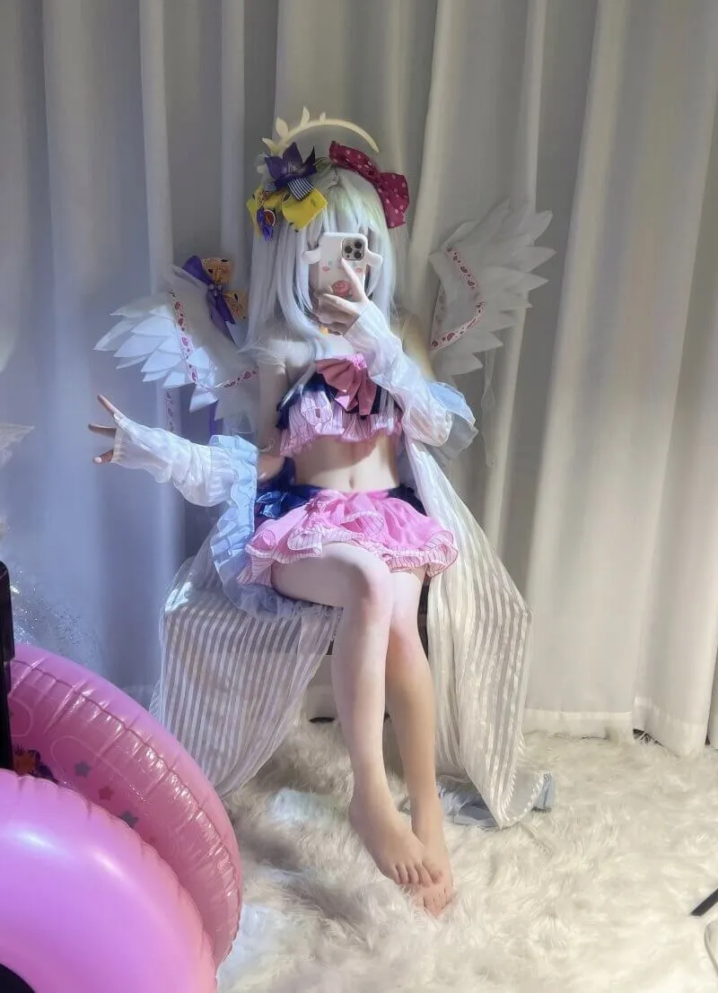 cosplay摄影系列作品归档 白色翅膀元素角色造型照片