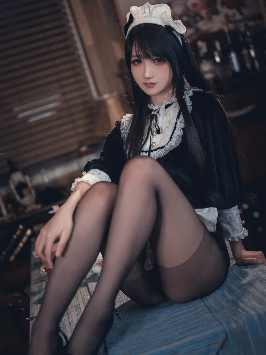 摄影线索阶段性整理 黑白女仆风COS造型照片