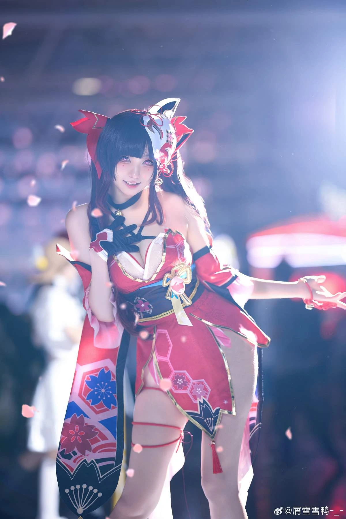 屑雪雪鸭花火Cosplay外景抓拍