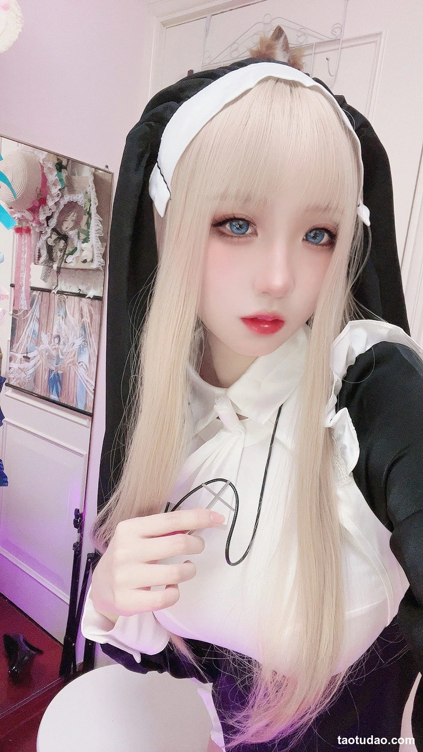 屑雪雪鸭修女玛丽亚Cosplay特写